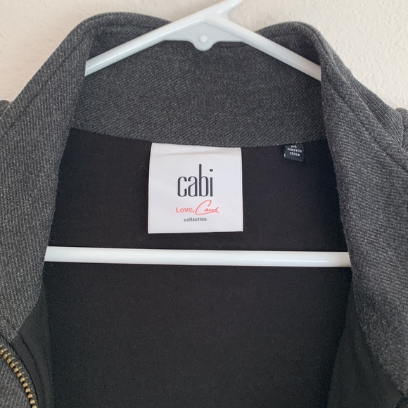 Cabi 3184 Love Carol Modern Mesh Back Grey Jacket - Picture 3 of 11